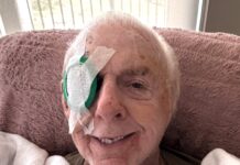 Ric Flair Shares Health Update, Photo Of Him Wearing Eye Patch After Fall