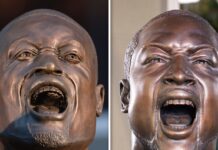 Dwyane Wade's Statue Outside Miami Heat Arena Gets New Face